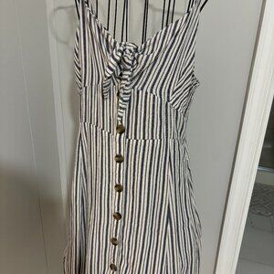 American Eagle summer dress Spaghetti Strap Cotton smocked - C2